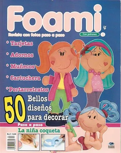 Muñecas de foami planas - Imagui