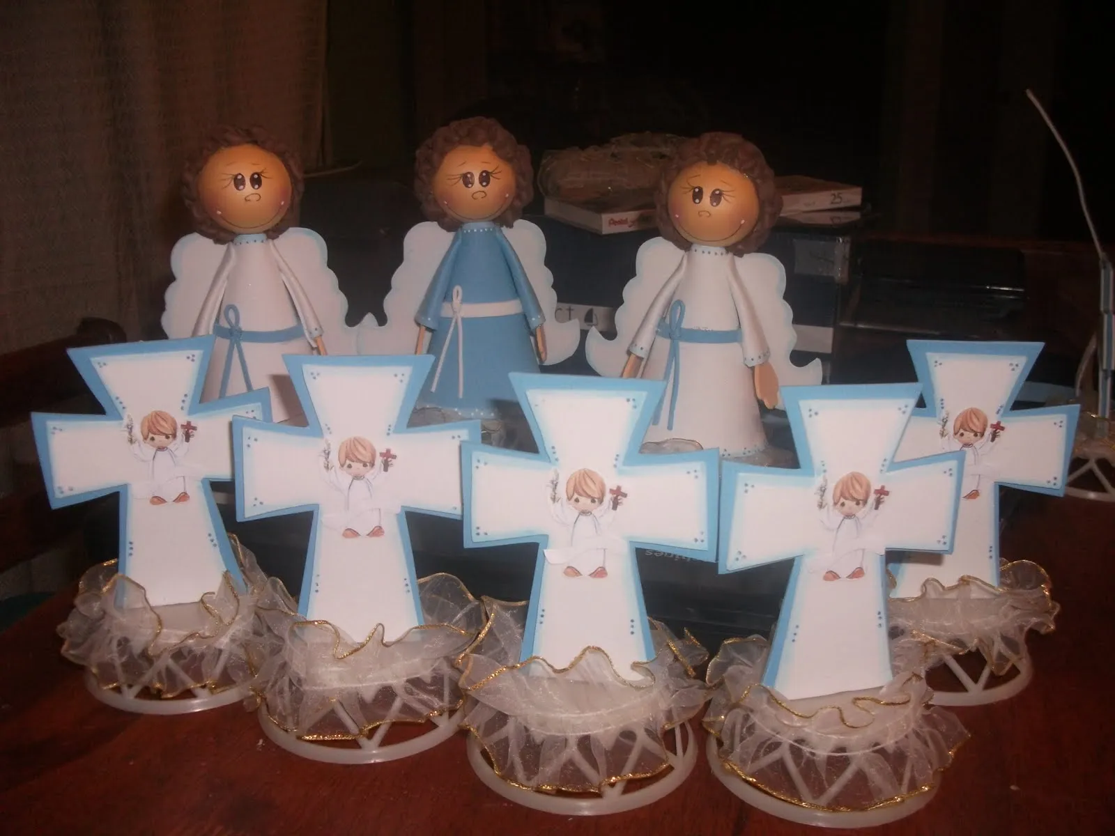 Angelitos En Foamy Para Primera Comunion