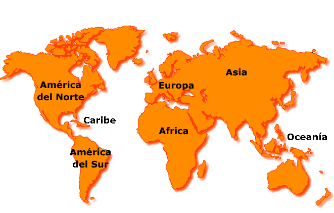 O blogue pcpi de Guille: Continentes del mundo O blogue pcpi de Guille: Continentes del mundo