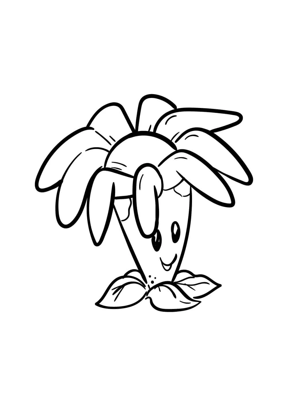 Bloomerang en Plantas Vs Zombies para colorear, imprimir e dibujar  –ColoringOnly.Com
