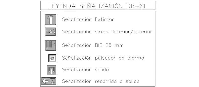 Bloques AutoCAD Gratis de Leyenda señalización elementos extinción ... Bloques AutoCAD Gratis de Leyenda señalización elementos extinción ...