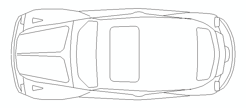 Bloques AutoCAD Gratis de Volkswagen Beetle visto en planta Bloques AutoCAD Gratis de Volkswagen Beetle visto en planta