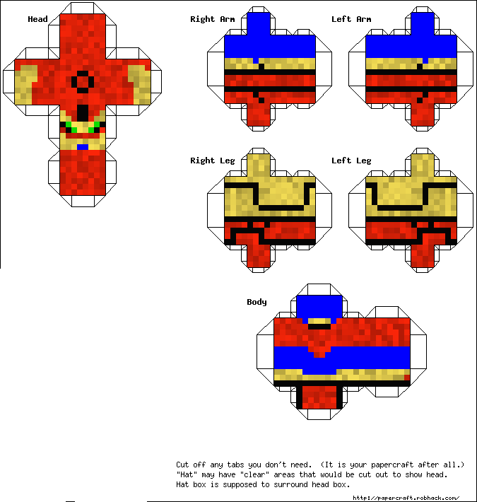 Bloxx Papercraft by DalekOfBorg on DeviantArt