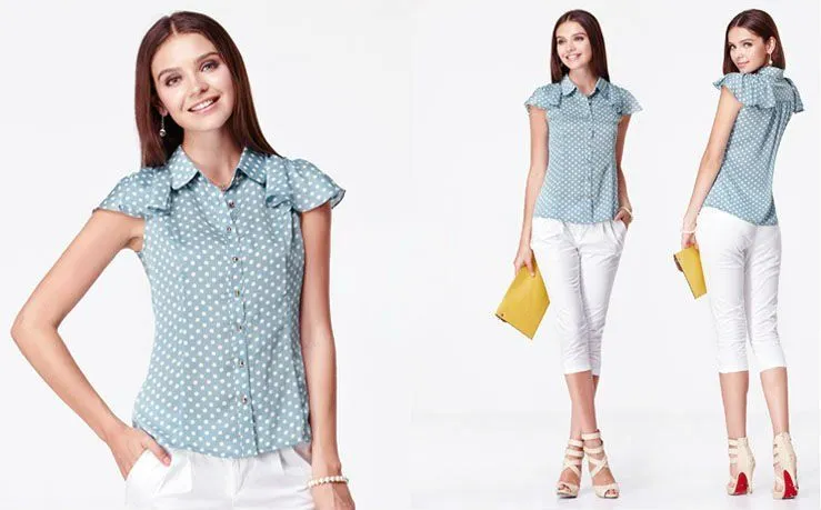 blt053 inteligente de verano de moda casual para mujer ropa-Blusas ... blt053 inteligente de verano de moda casual para mujer ropa-Blusas ...