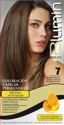 Blumin - Tinte Blumin con Oro Líquido Nº7 RUBIO MEDIO 60 ml + ... Blumin - Tinte Blumin con Oro Líquido Nº7 RUBIO MEDIO 60 ml + ...
