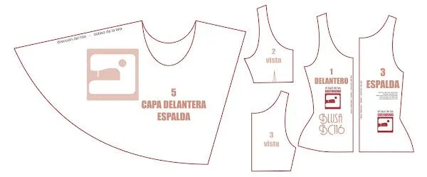 Blusa BC116 Trazado Molde de Costura | EL BAÚL DE LAS COSTURERAS Blusa BC116 Trazado Molde de Costura | EL BAÚL DE LAS COSTURERAS
