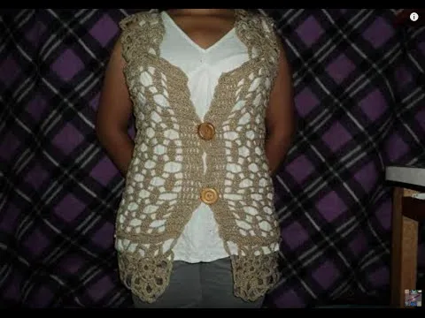 BLUSA CALADA TEJIDA A GANCHILLO PARTE 2 - YouTube