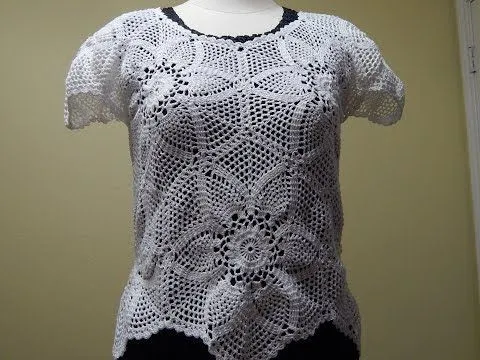 Blusa Con Canesu y Cuadros con Flores a - Youtube Downloader mp3