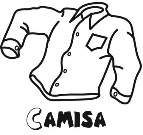 Imagenes de camisas para hombres para colorear - Imagui