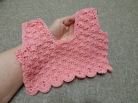 Blusa Corpiño para Vestido 2 Años Crochet - YouTube
