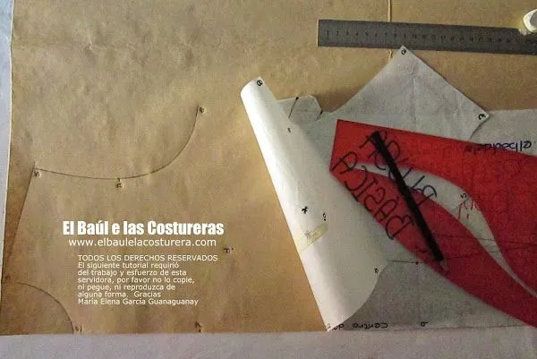 Blusa cuello bote | EL BAÚL DE LAS COSTURERAS Blusa cuello bote | EL BAÚL DE LAS COSTURERAS