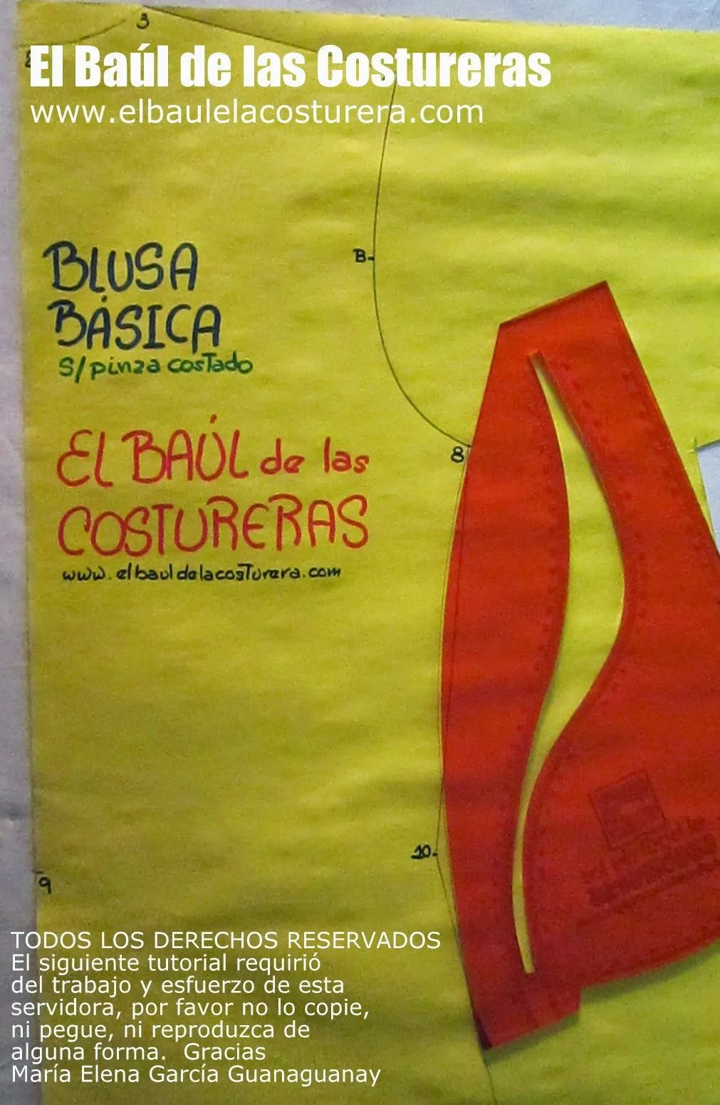 Blusa cuello bote | EL BAÚL DE LAS COSTURERAS Blusa cuello bote | EL BAÚL DE LAS COSTURERAS