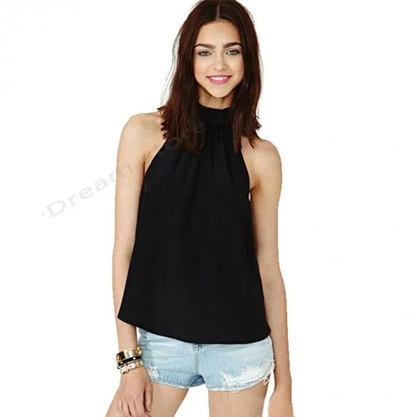 Blusa De Cuello Halter - Compra lotes baratos de Blusa De Cuello ...