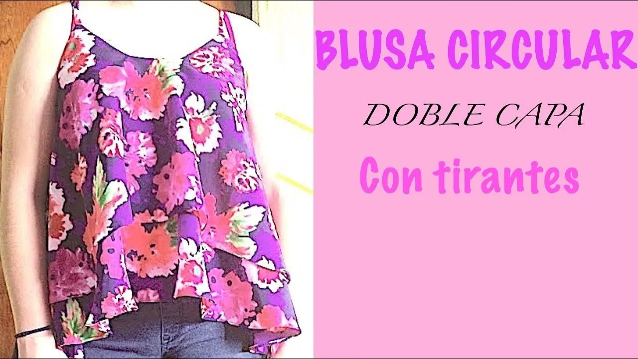 BLUSA DOBLE CAPA ONDULADA - YouTube