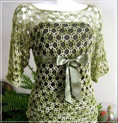 Blusas elegantes en crochet - Imagui