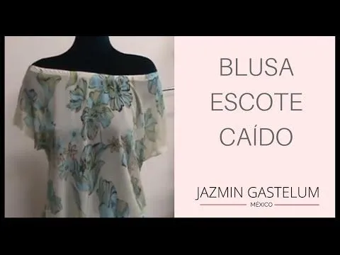 Como Hacer Una Blusa Escote Caido En 15 Minutos How To Make A Low ...