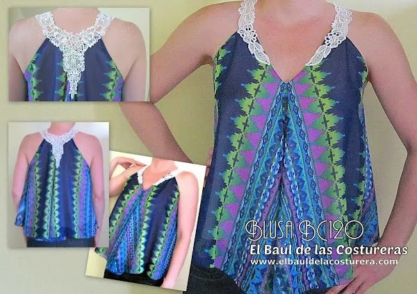 Blusa Fácil BC120 | EL BAÚL DE LAS COSTURERAS Blusa Fácil BC120 | EL BAÚL DE LAS COSTURERAS