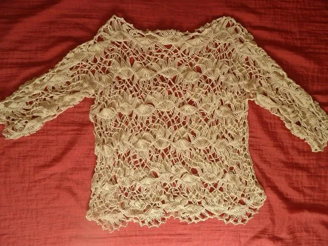 ARTES-ANAS: BLUSA TEJIDA EN HORQUILLA, LO MÁS DE ESTE VERANO