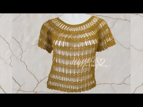 Blusa Lazos de Cadenas Crochet - YouTube