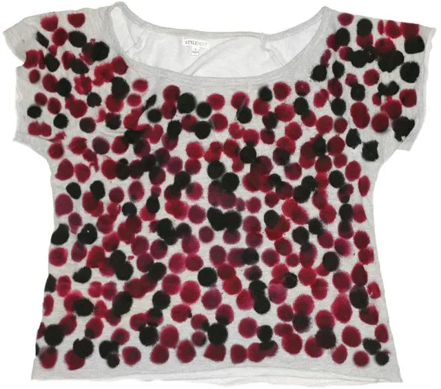 Blusa con lunares: ¿Cómo hacer una? en Manualidades sobre ... Blusa con lunares: ¿Cómo hacer una? en Manualidades sobre ...