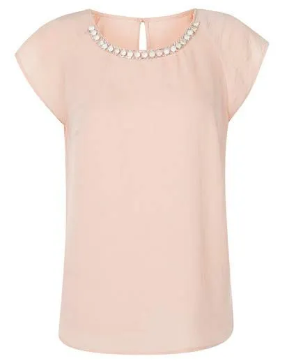 Blusa-rosada-con-detalles- ...