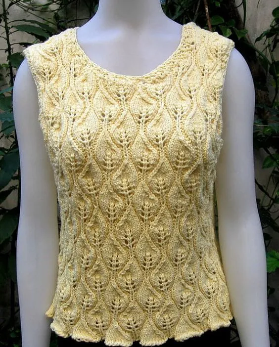 Blusa tejida con dos agujas. por ruecavellon en Etsy | TOPY ... Blusa tejida con dos agujas. por ruecavellon en Etsy | TOPY ...