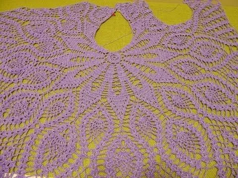 Blusa Tejida en Circulo Piñas parte 4 de 10 - YouTube Blusa Tejida en Circulo Piñas parte 4 de 10 - YouTube