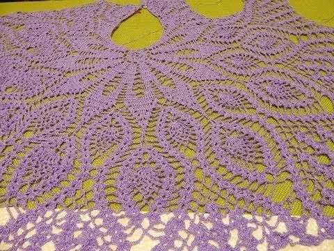Blusa Tejida en Circulo Piñas parte 7 de 10 - YouTube Blusa Tejida en Circulo Piñas parte 7 de 10 - YouTube