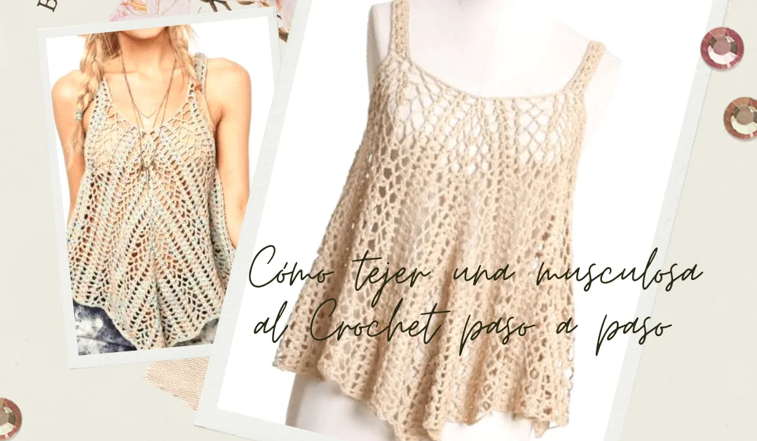 Blusa tejida al Crochet Paso a Paso