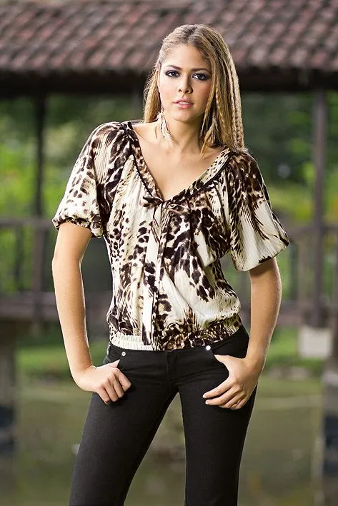 Blusas en chali - Imagui