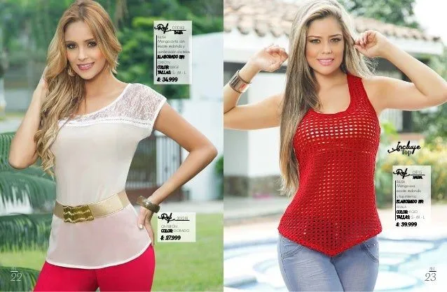 Blusas d chifon y blonda - Imagui