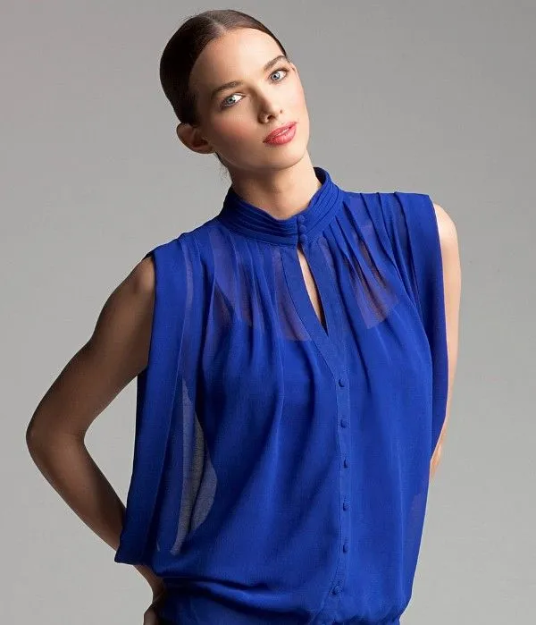 Blusas en chifon para gorditas - Imagui