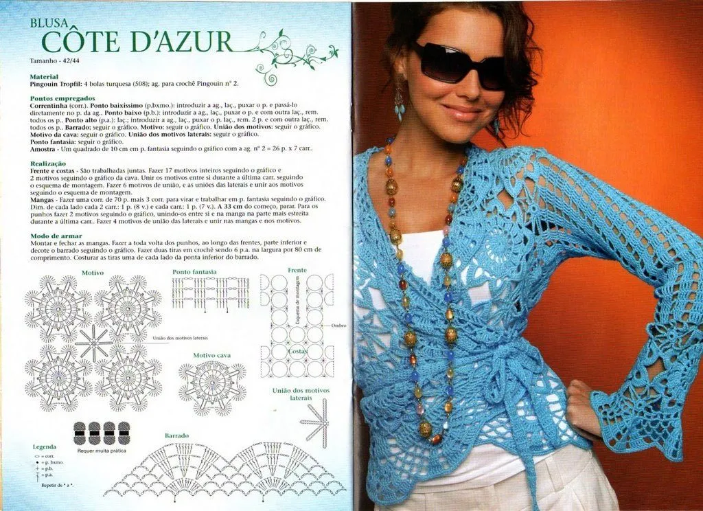Blusas de crochet - Imagui