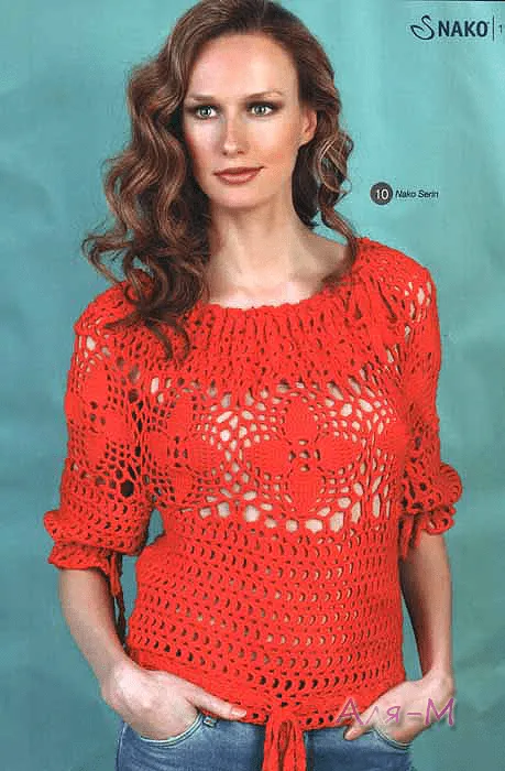 Blusas de Crochet IX Archives - SoBloggers News