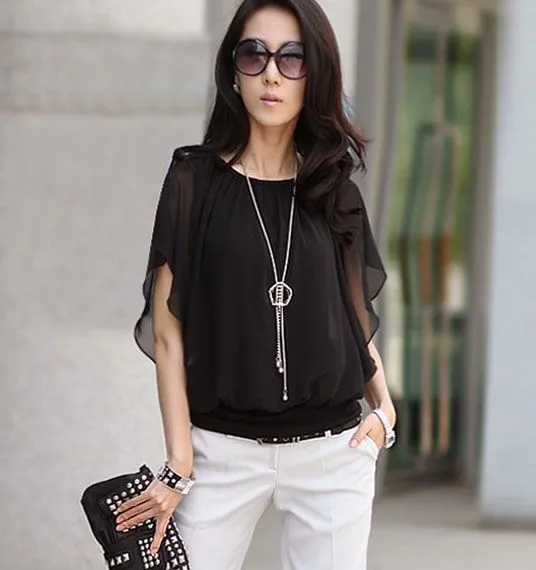 Pinterest blusas chifon - Imagui