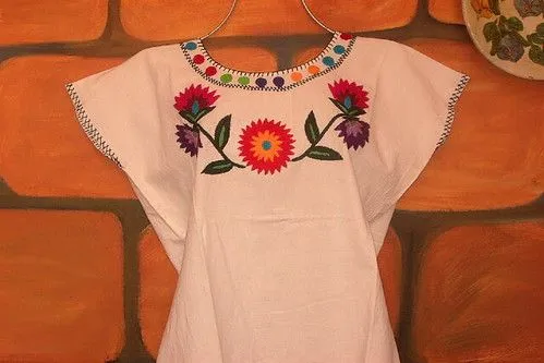 Blusas de manta bordadas a mano - Imagui
