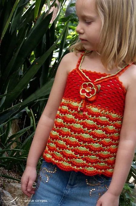 blusas niñas on Pinterest | Crochet, Verano and Html