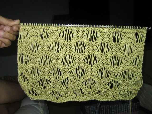 Modelos de puntos tejidos a palitos - Imagui