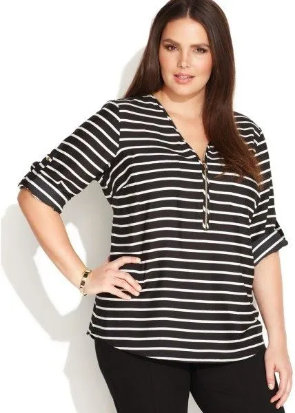 BLUSAS A RAYAS PARA GORDITAS : PARA GORDITAS: ROPA MAQUILLAJE ... BLUSAS A RAYAS PARA GORDITAS : PARA GORDITAS: ROPA MAQUILLAJE ...