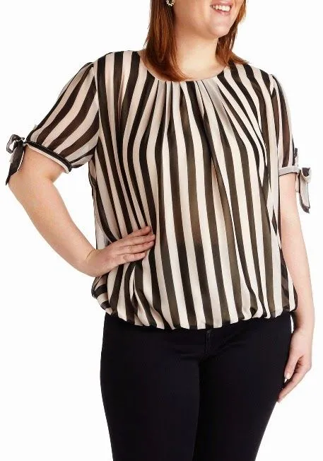 BLUSAS A RAYAS PARA GORDITAS : PARA GORDITAS: ROPA MAQUILLAJE ... BLUSAS A RAYAS PARA GORDITAS : PARA GORDITAS: ROPA MAQUILLAJE ...