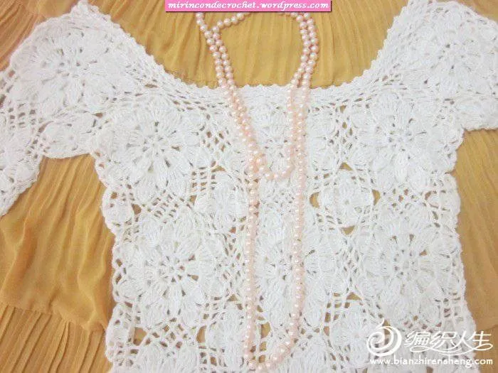 Blusas con patrones en crochet - Imagui