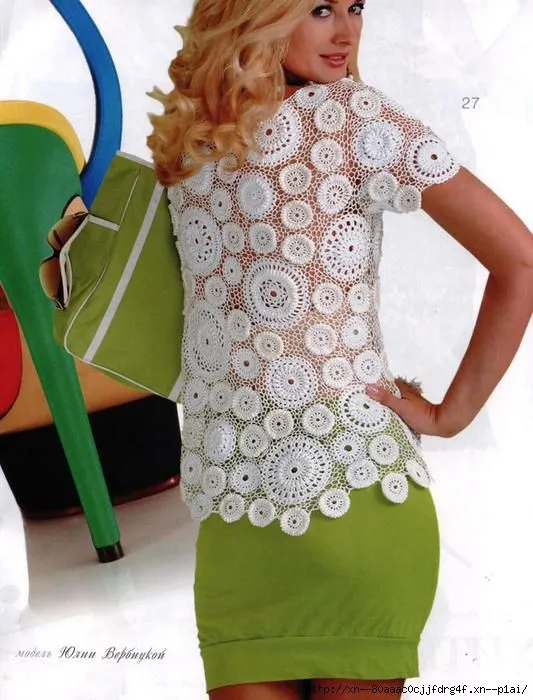 blusa blanca tejido irlandes - LA CASITA DE MABELY - Gabitos blusa blanca tejido irlandes - LA CASITA DE MABELY - Gabitos