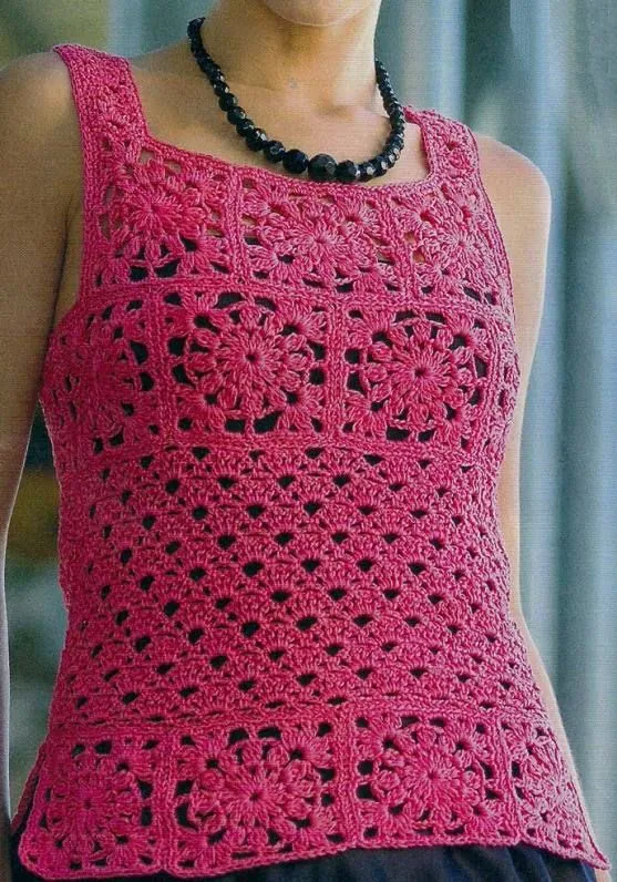 Blusas tejidas en crochet para niña - Imagui Blusas tejidas en crochet para niña - Imagui