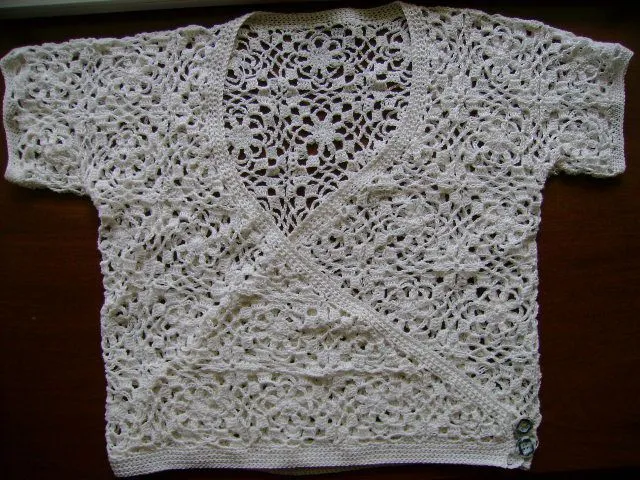 Blusas tejidas con cuadros - Imagui