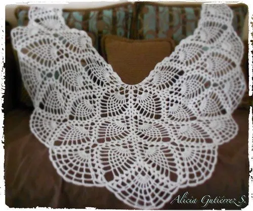 Faldas tejidas a crochet con piñas o - Imagui