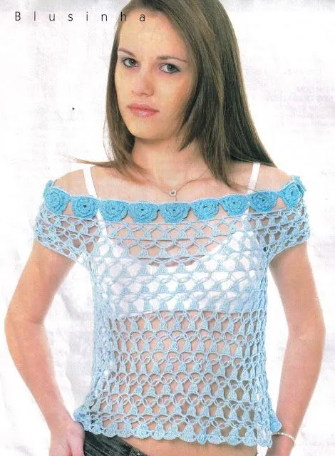 Blusas Para Verano Faciles Con Patrón Paso a Paso | Patrones ...