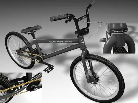 BMX - 3d model - .3ds, .obj, .max, .3dm