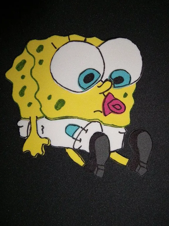 goma eva bob esponja | Aprender manualidades es facilisimo.com goma eva bob esponja | Aprender manualidades es facilisimo.com