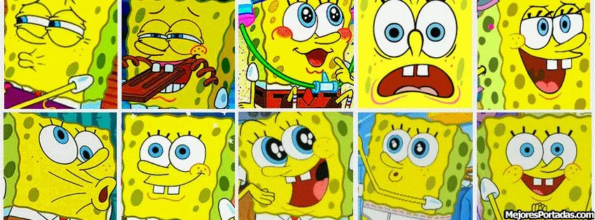 Bob Esponja caras - Las Mejores Portadas para tu perfil de Facebook Bob Esponja caras - Las Mejores Portadas para tu perfil de Facebook
