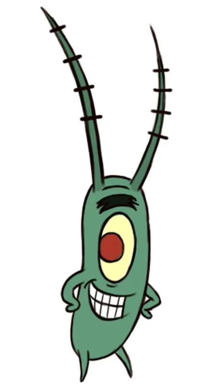 Bob Esponja: Dibujos de Plankton para Imprimir Bob Esponja: Dibujos de Plankton para Imprimir